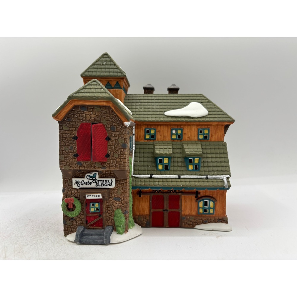 Department 56 1991 HVC New England Village Mc Grebe Cutters & Sleighs 5640-5